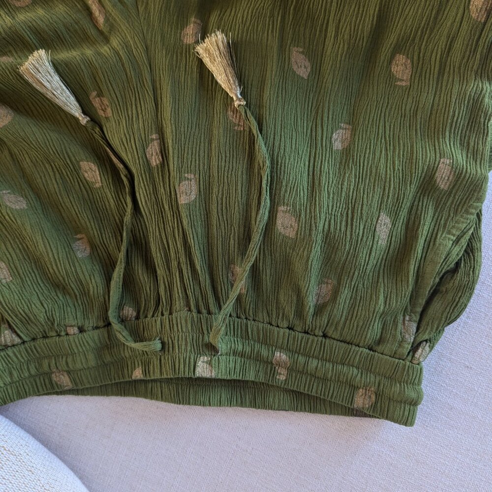 Green Drawstring Pants - image 5